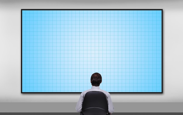 a man thinking how to Maintain LED Display Screen
