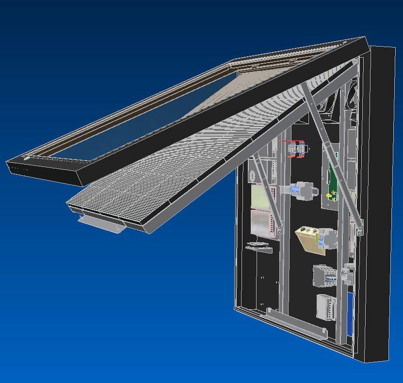 a Front Maintenance LED Display