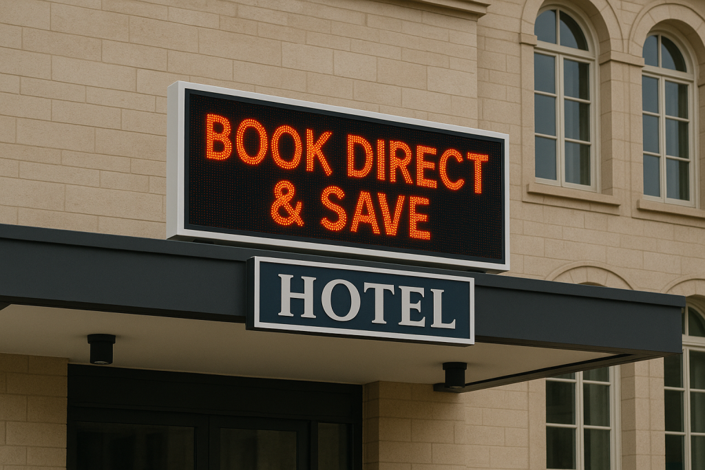 Hotels Use Digital Signage