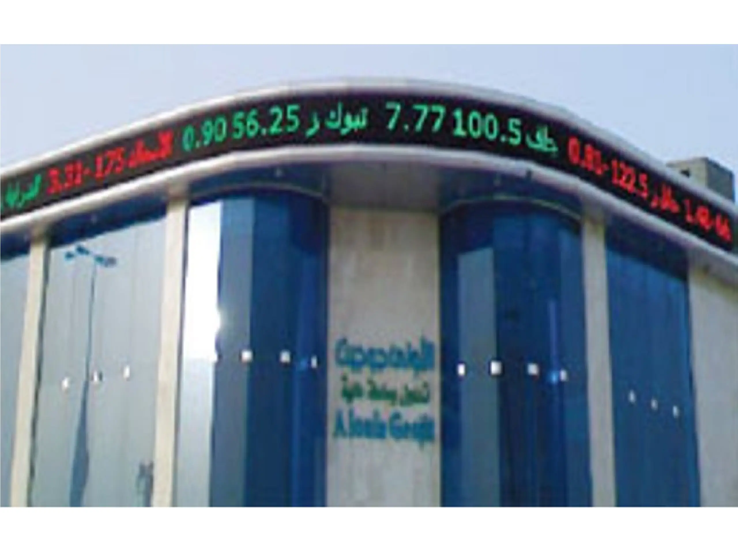Led Display Box For Share Price LED Stock Ticker Display & Financial Ticker Signs | Comsight